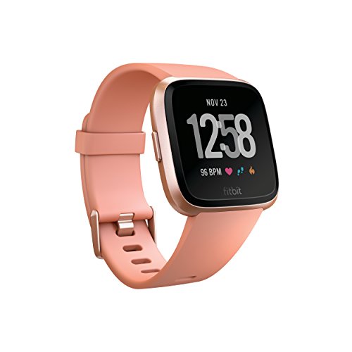 Fitbit Versa Health & Fitness Smartwatch, pfirsich, One Size, FB505RGPK-EU
