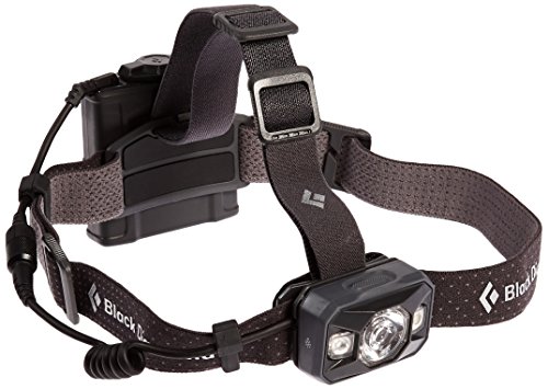 Black Diamond Icon Headlamp/Staub- und wasserdichte Kopflampe mit RGB-Nachtsichtmodus und abnehmbarem Batteriefach/Max. 500 Lumen
