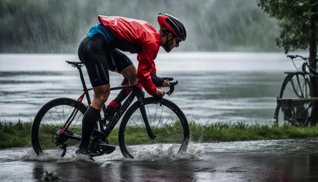 Regenjacke für Radfahrerinnen und Radfahrer