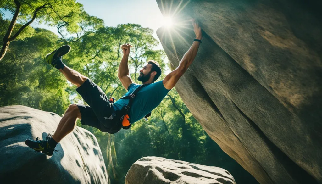 bouldern in fontainebleau