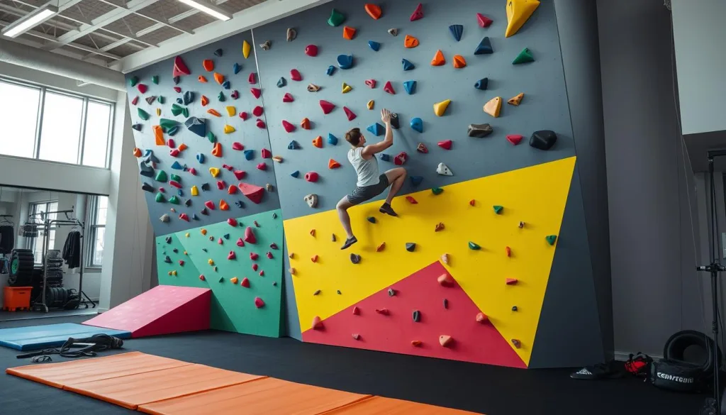 Indoor Kletterwand Training