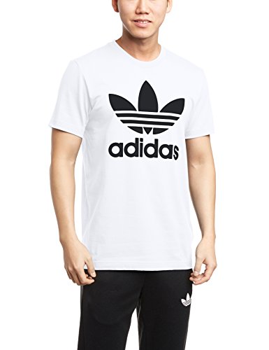 adidas Herren T-shirt Originals Trefoil White, L