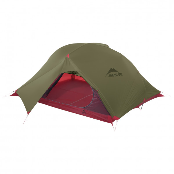 MSR - Carbon Reflex 3 Tent V4 - 3-Personen Zelt Gr 213 x 167 x 86 cm oliv/rot