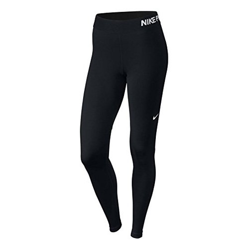 Nike Damen Pro Cool Trainings Leggings, Schwarz(Schwarz/weiß), S
