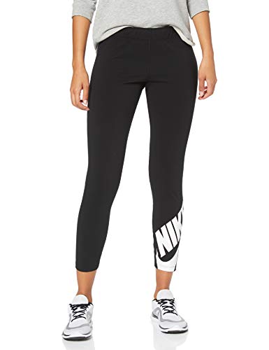 Nike Damen W NSW LEGASEE LGGNG 7/8 FUTURA Pants, schwarz - weiß, M