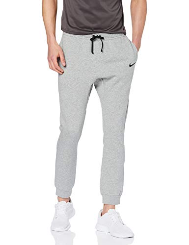 Nike Herren M CFD FLC TM CLUB19 Pants, Dk Grey Heather/Black, L