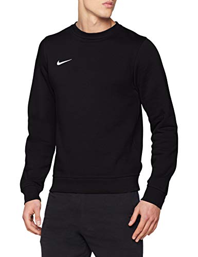 Nike Herren Sweatshirt Team Club Crew, Schwarz(black/football white), M