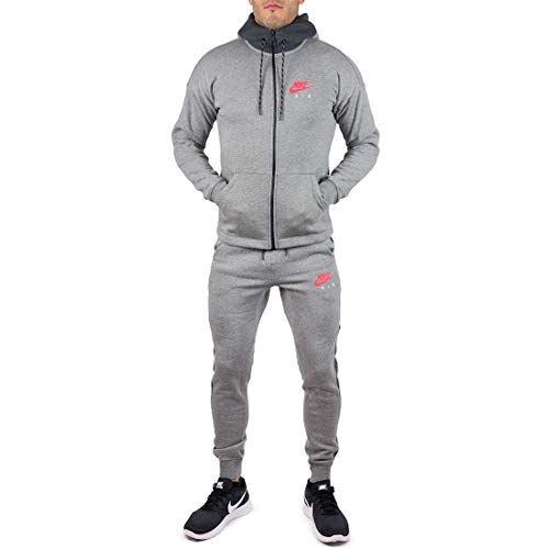 Nike Herren Trainingsanzug Grau grau Gr. L, grau