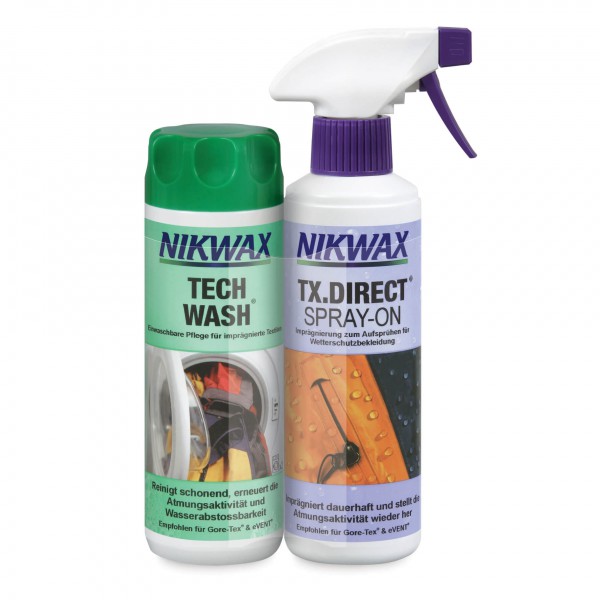 Nikwax - Tech Wash + TX Direct Spray - Waschmittel Gr 2 x 300 ml