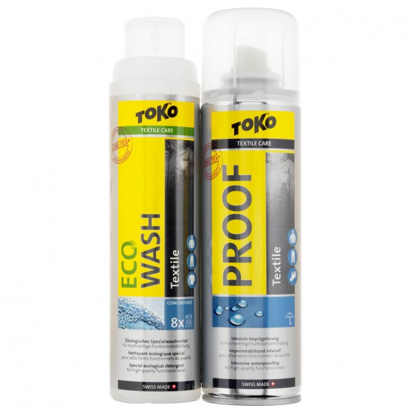 Toko - Duo-Pack Textile Proof & Eco Textile Wash - Waschmittel Gr 2 x 250 ml